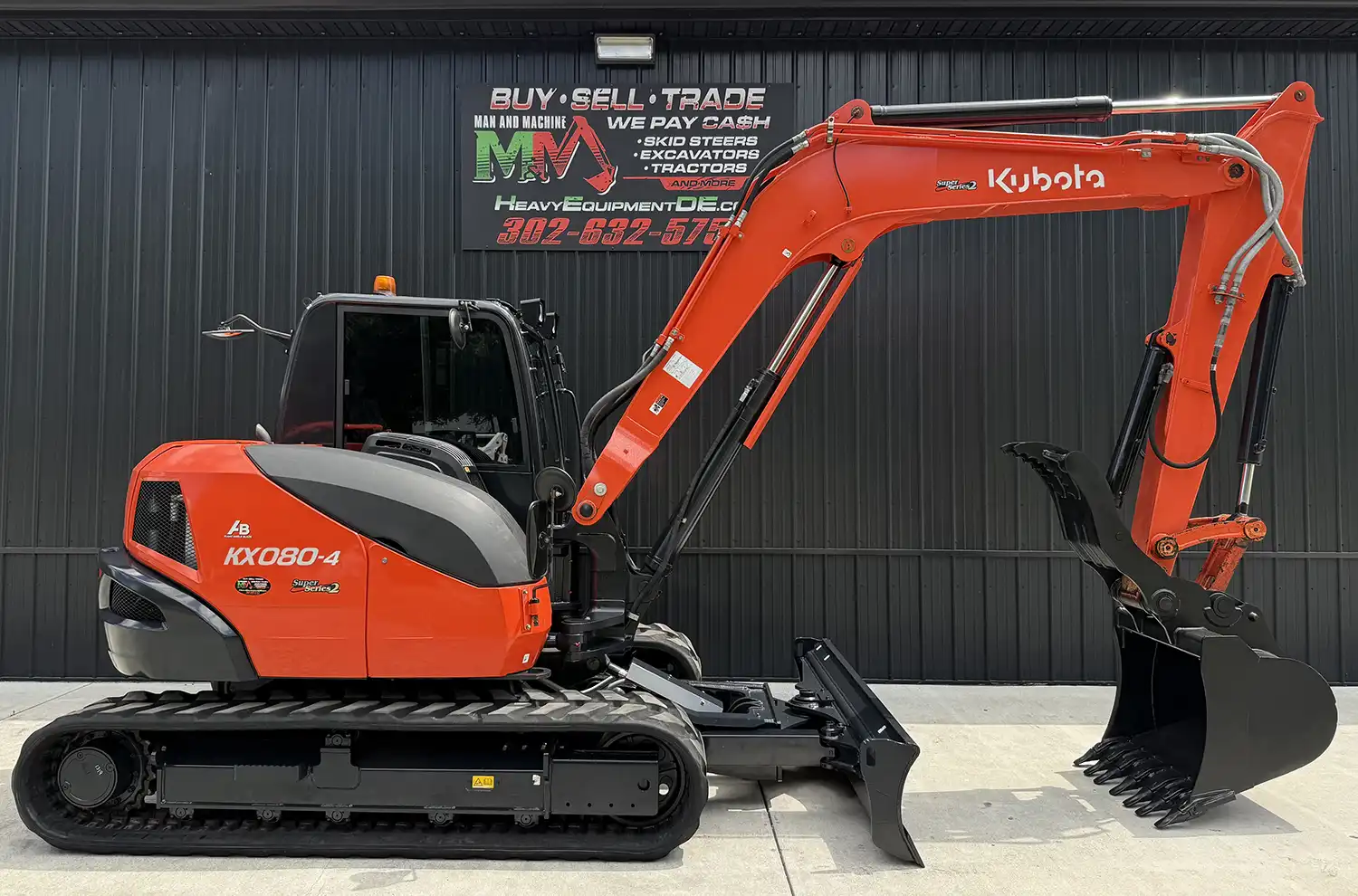 Kubota Excavator KX080-4