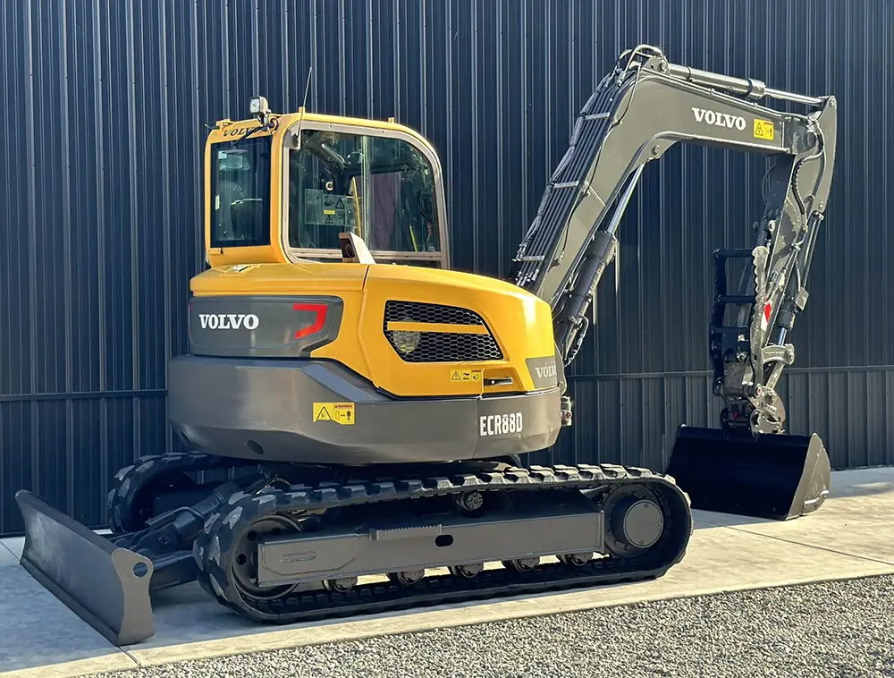 Volvo ECR88D mini excavator